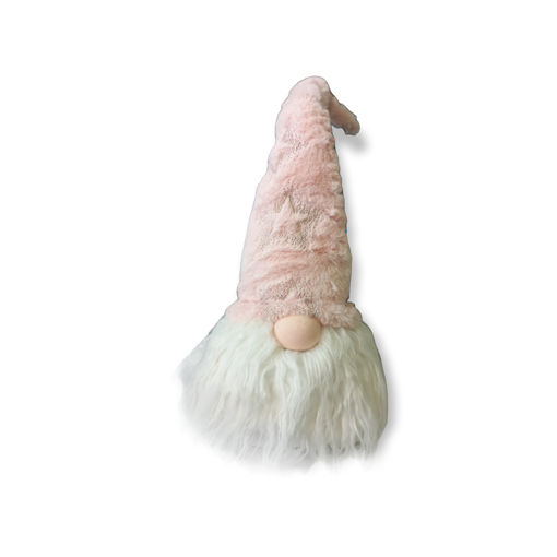 Picture of GNOME HEAD WHITE BEARD WITH PINK STAR HAT